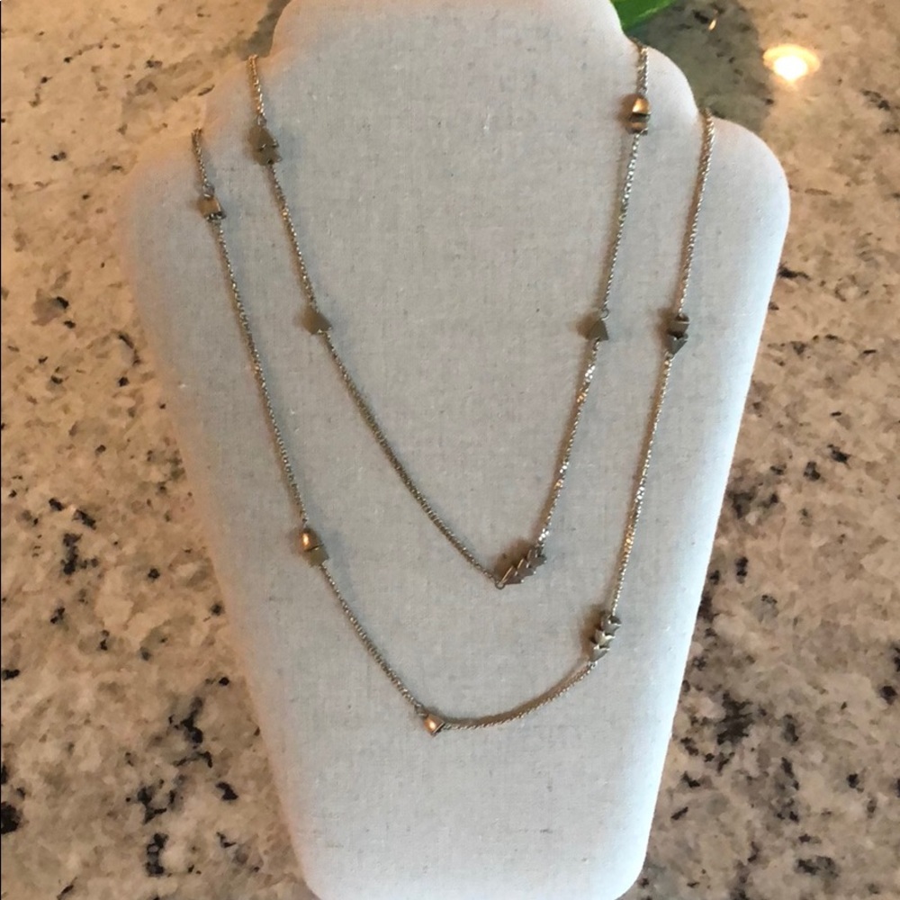 BCBG Generation Long (or loop around)Gold Necklace